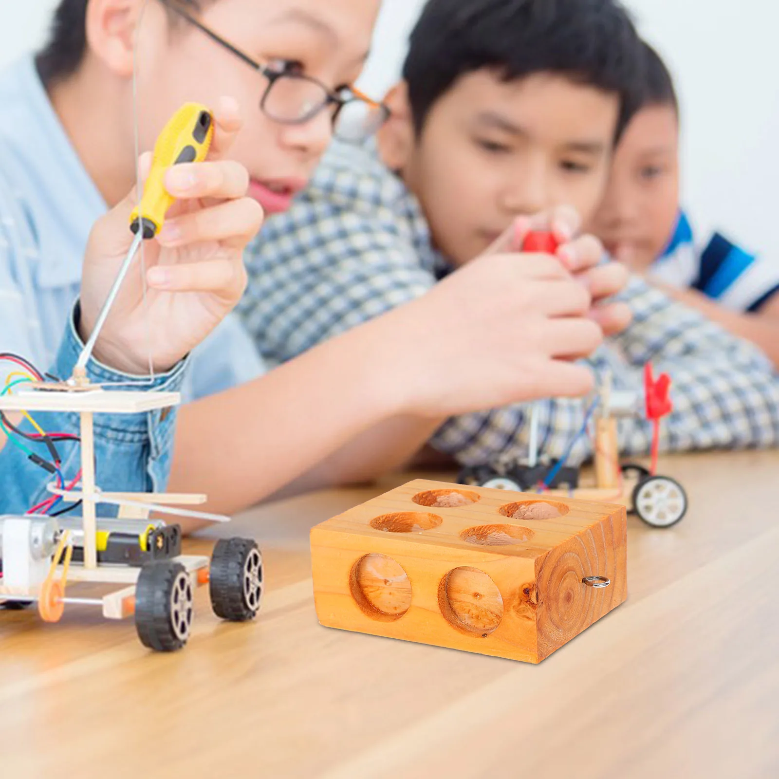 Деревянный фрикционный инструмент для научных экспериментов - Фотография_3