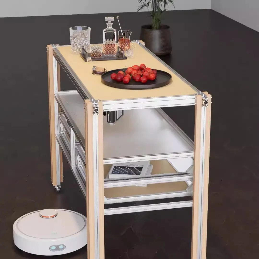 Обеденный боковой шкаф из алюминиевого профиля - Фотография_4