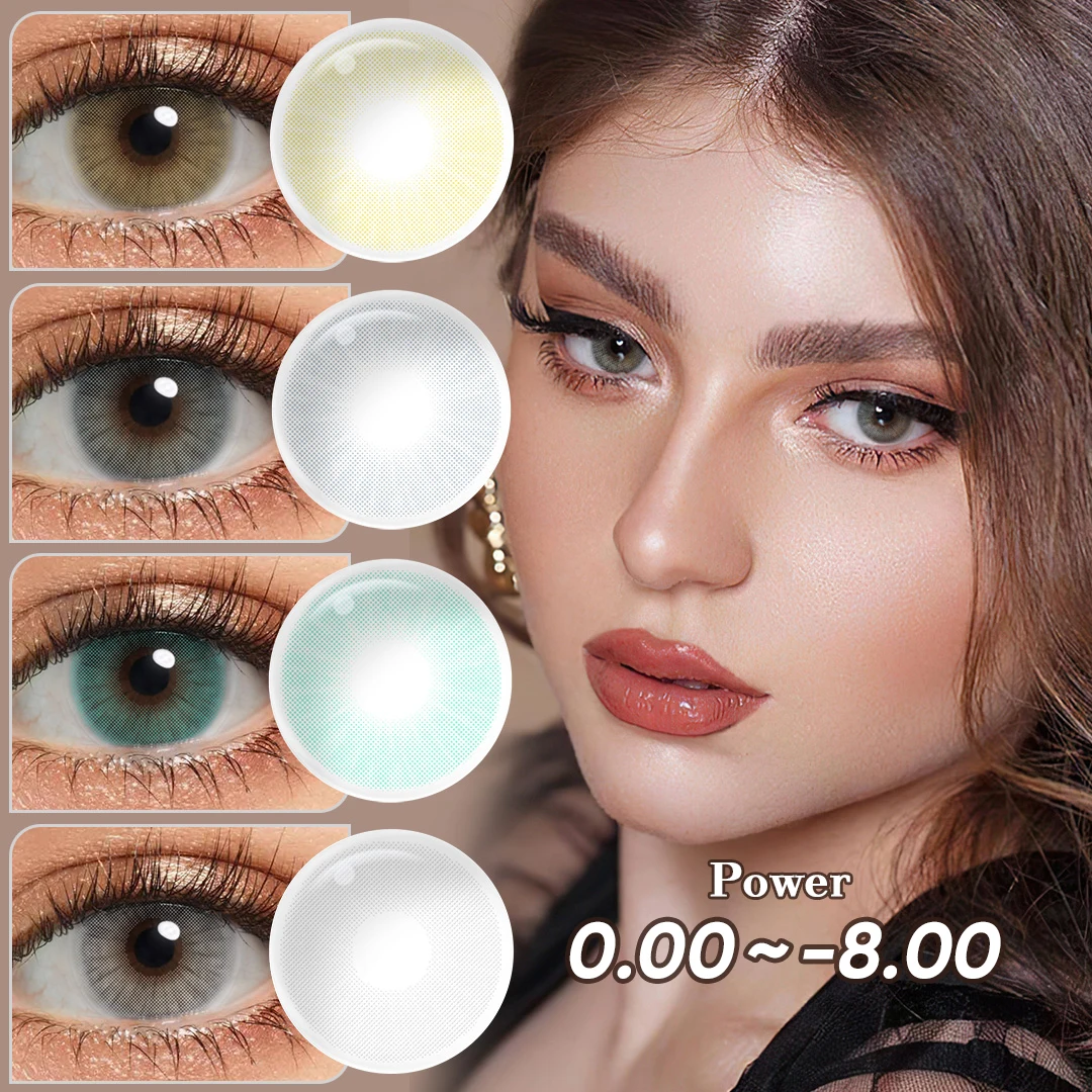 (0,00 ~-8,00) градуированные контактные линзы magister queen