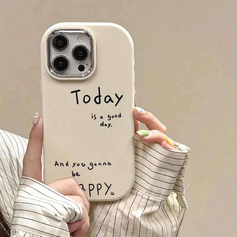Чехол для телефона happy day slogan для iphone 17 pro max - Фотография_2