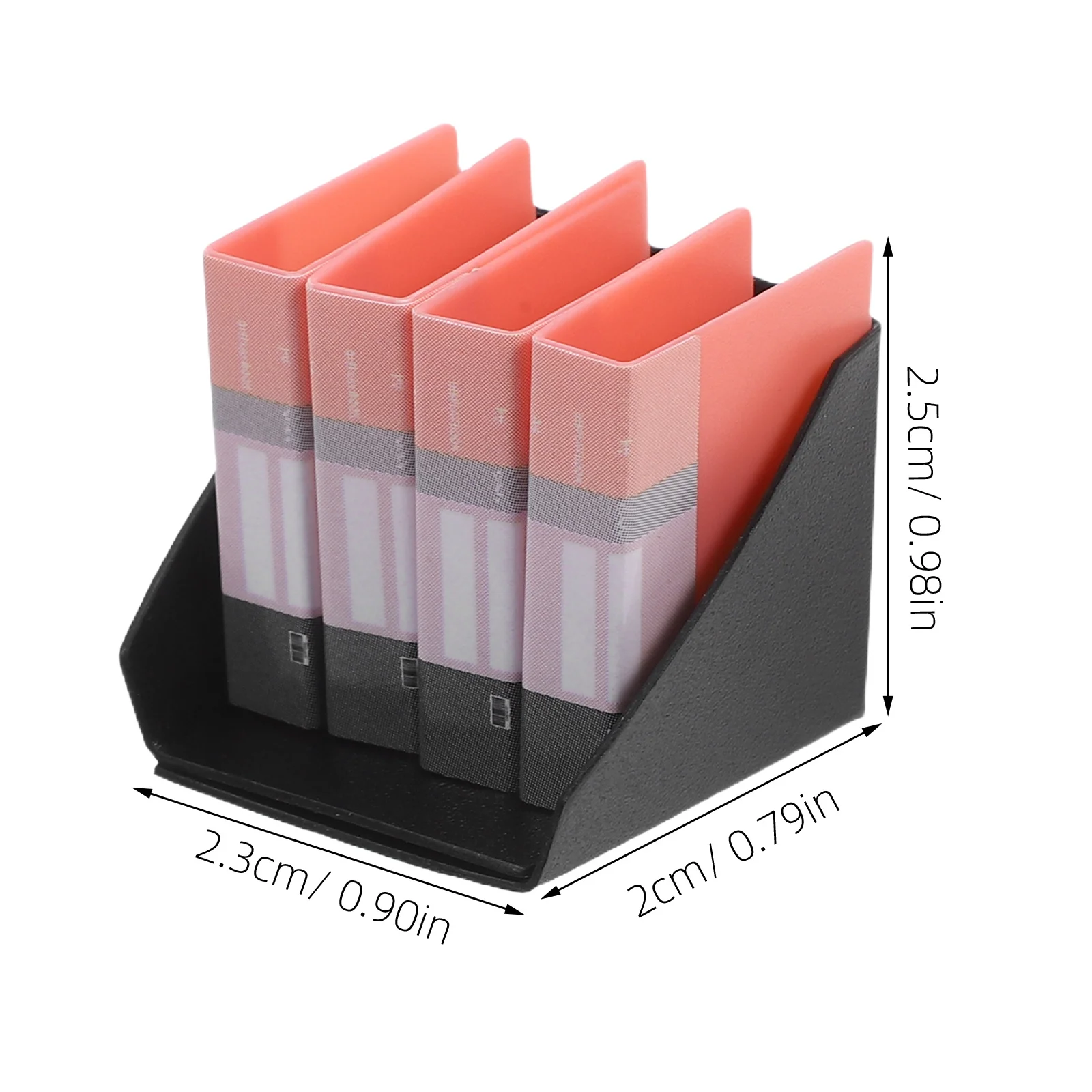 1 комплект миниатюрных цветных пластиковых папок для файлов - Фотография_6