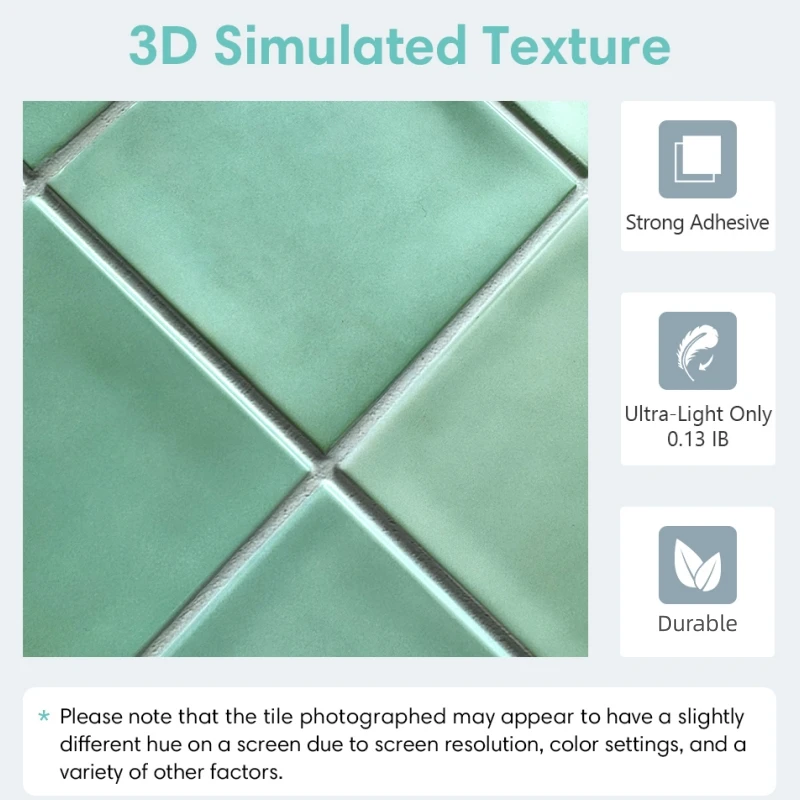 3d отслаивающаяся зеленая плитка - Фотография_4
