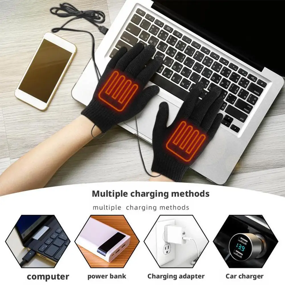 Перчатки с электрическим usb-подогревом - Фотография_2