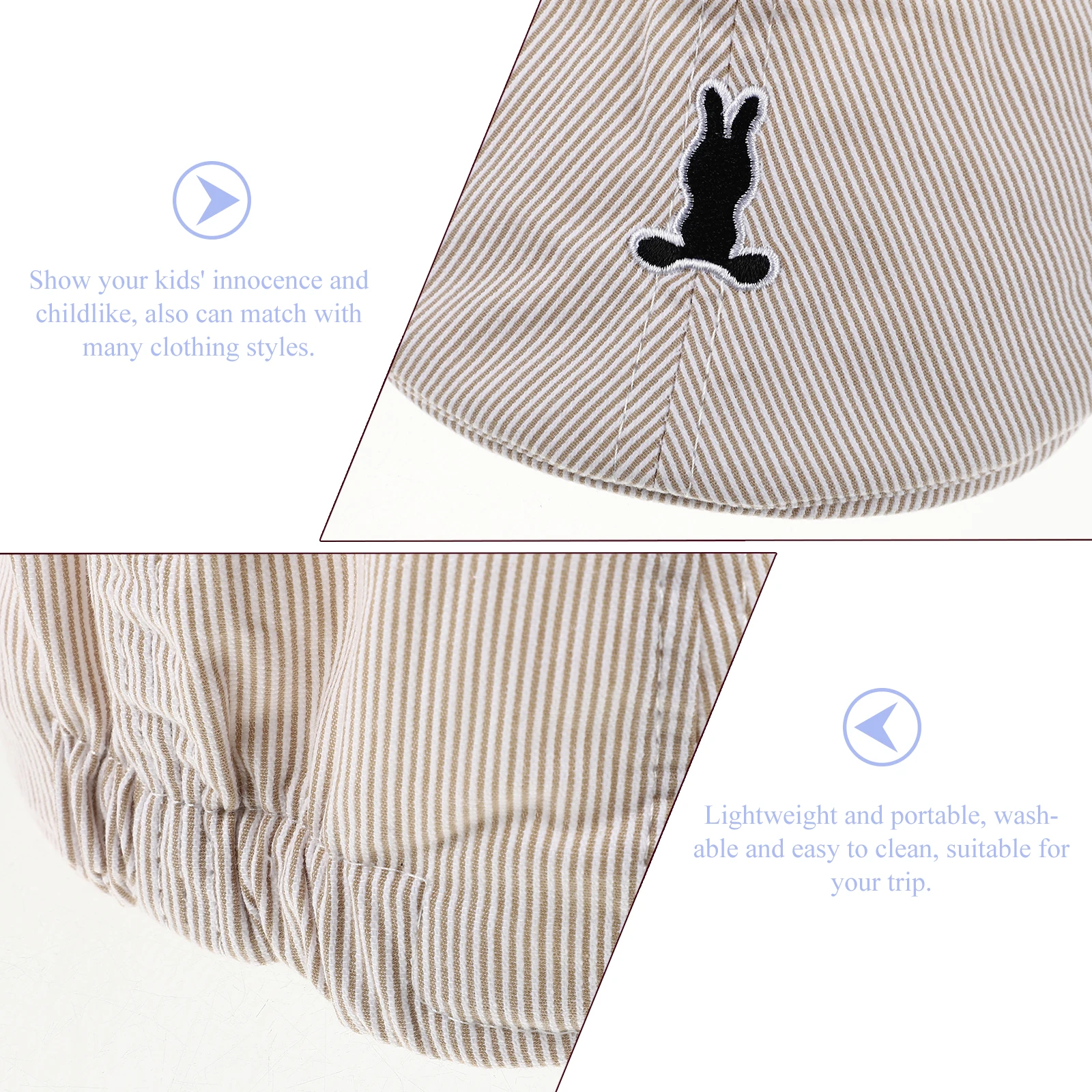 Детские береты, легкие портативные шапки для маленьких детей - Фотография_3