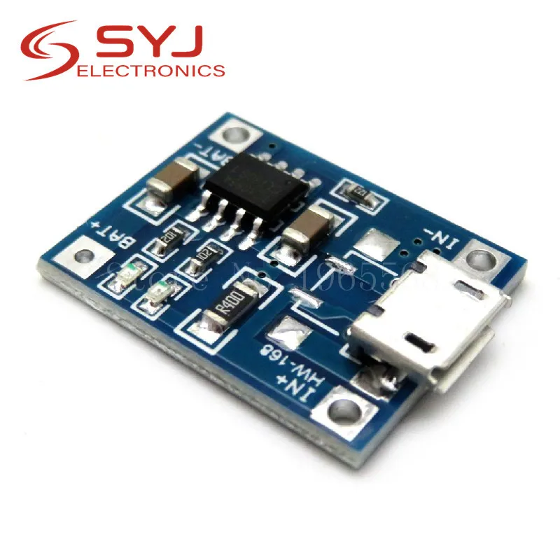 Micro usb 5 в 1a 18650 tp4056 модуль