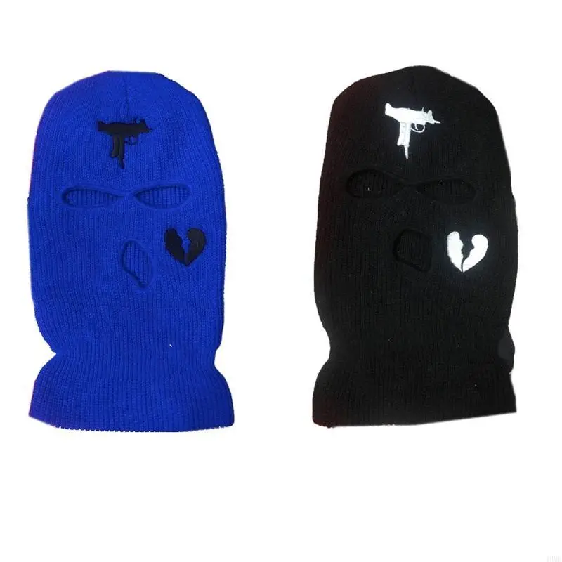 Креативная лыжная маска с 3 отверстиями - Фотография_3