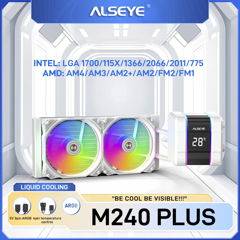 Alseye cpu water cooler argb 240