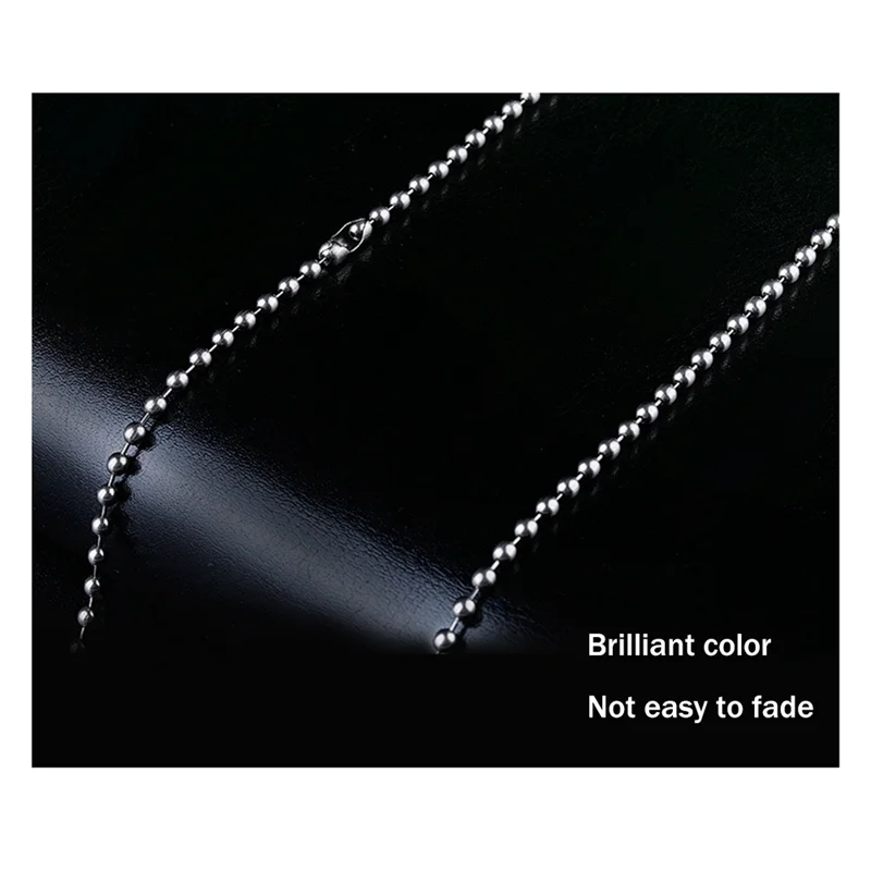 Abqr ожерелье-цепочка из чистого титана - Фотография_3