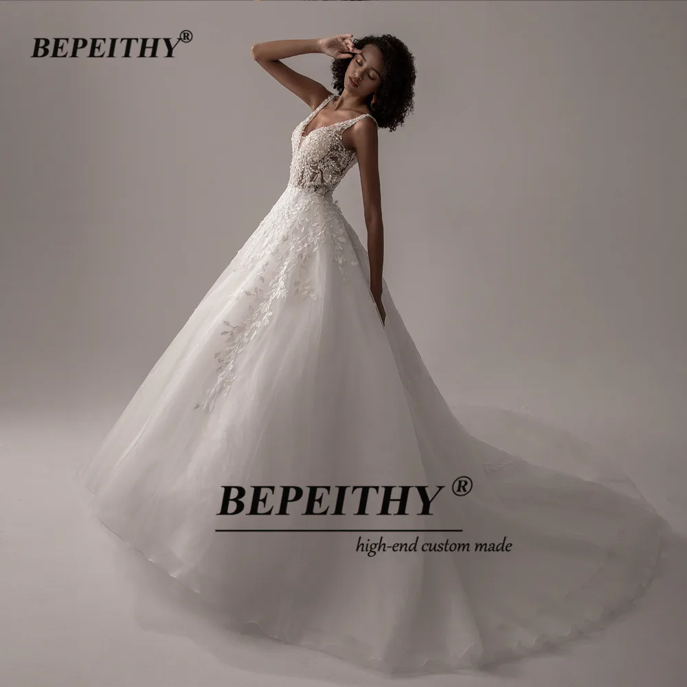 Bepeithy свадебные платья без рукавов - Фотография_6