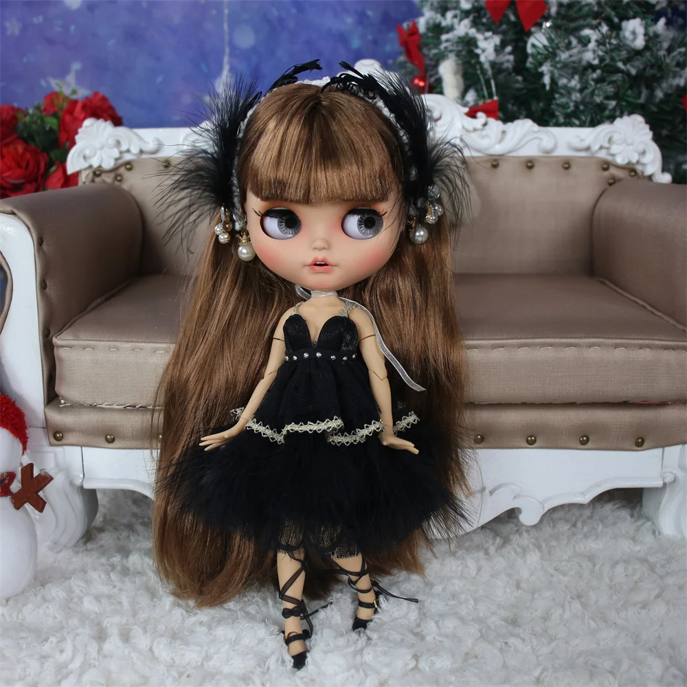 Кукла blyth шарнирная с матовой лицевой панелью - Фотография_4