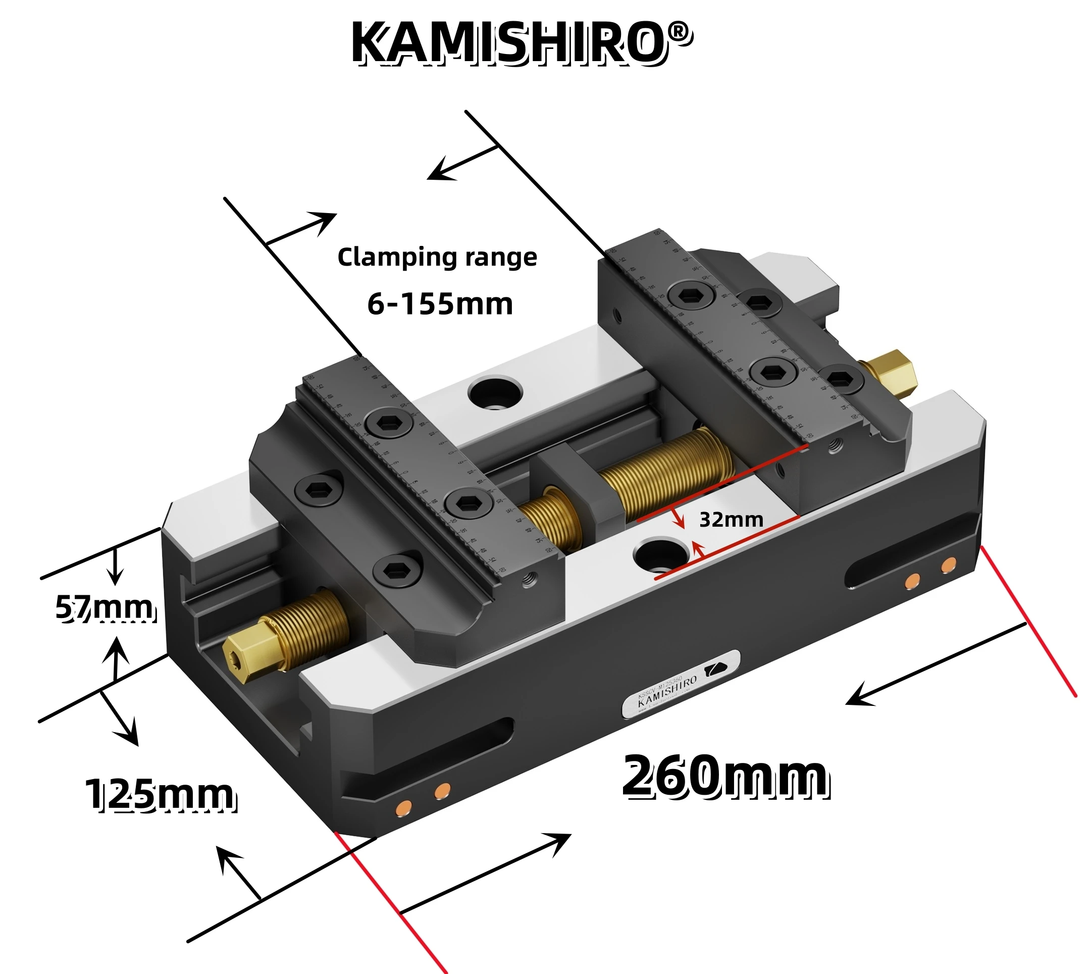 10-дюймовые фрезерные тиски kamishiro 5 thaxis - Фотография_4