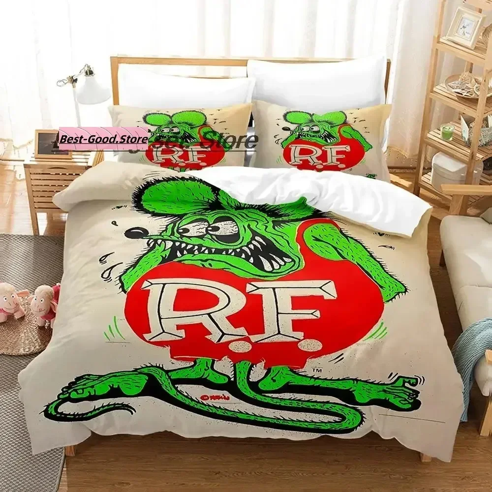Комплект постельного белья rat fink single twin full queen king size