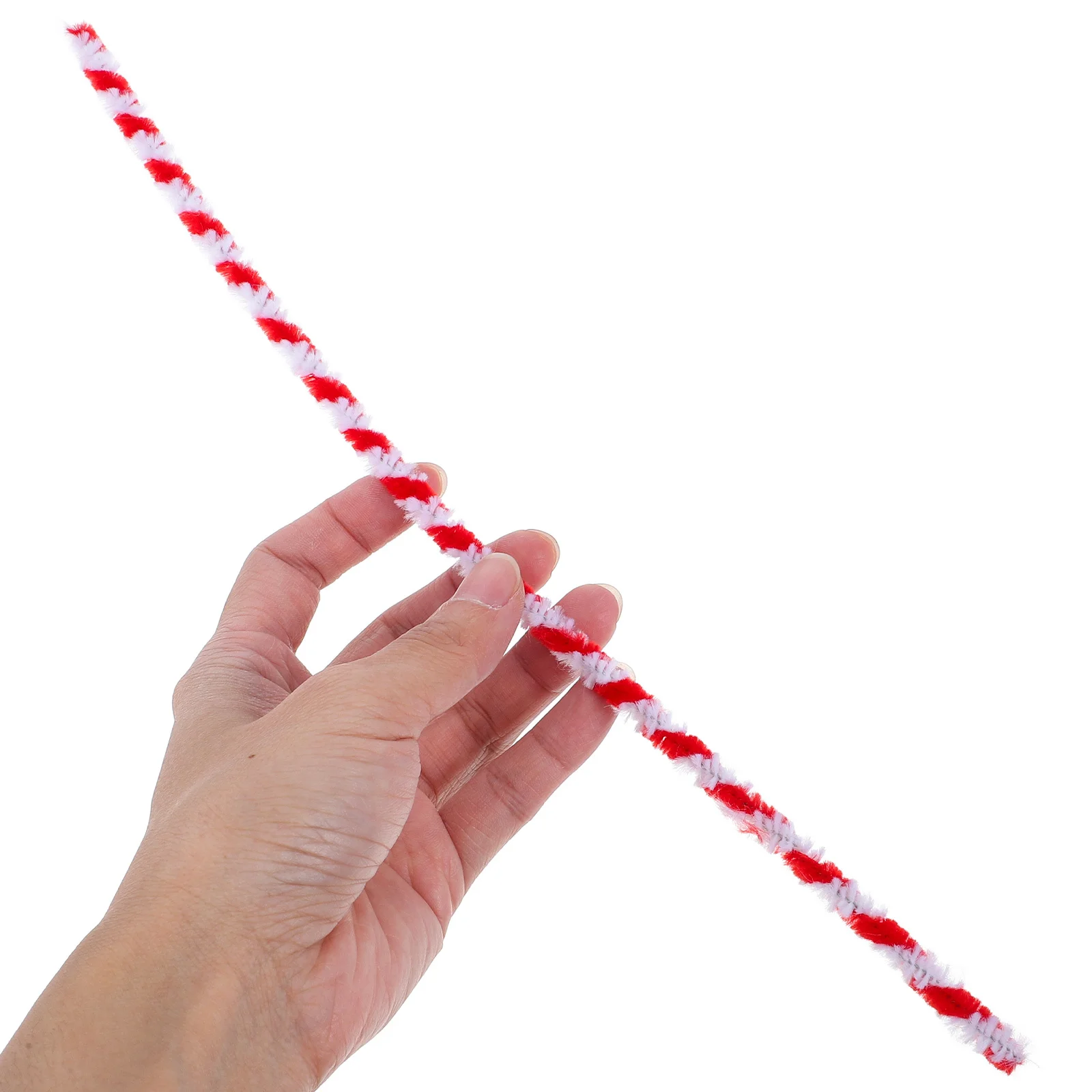 Двухцветные гибкие стебли из синели своими руками для детей - Фотография_4