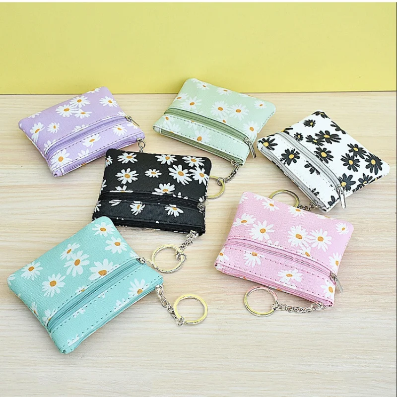 Кошелек для монет с принтом ромашки - Фотография_3