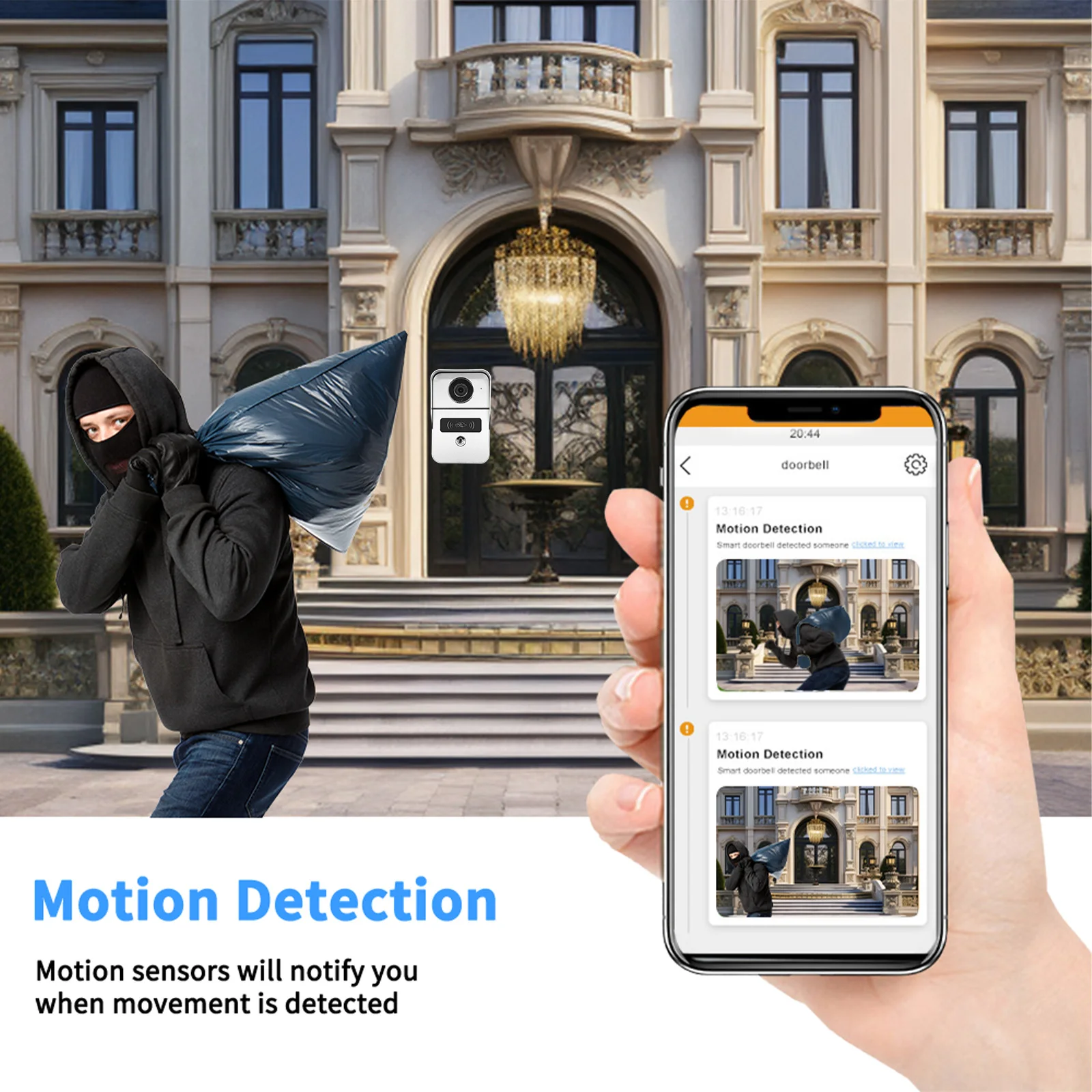 Видеодомофон для дома tuya smart wi-fi 1080p - Фотография_3