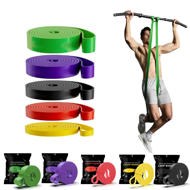 Эспандер сверхмощные латексные спортивные эластичные ленты для тренировок