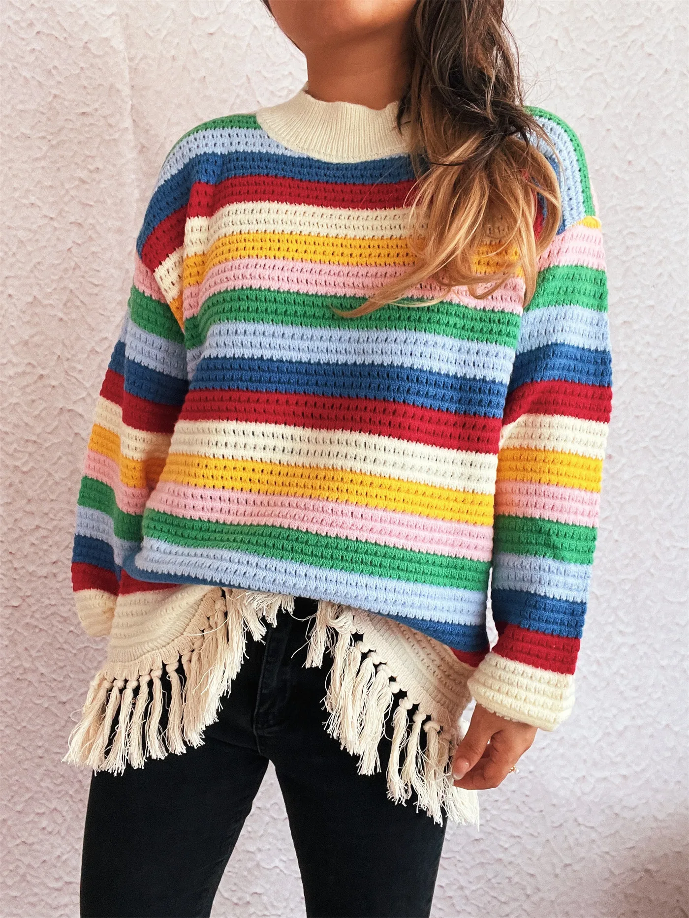 Модный женский свитер - Фотография_3