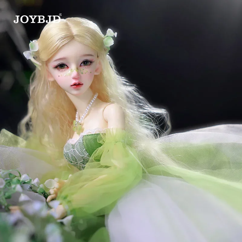 Bjd кукла весенний лес зеленый - Фотография_5