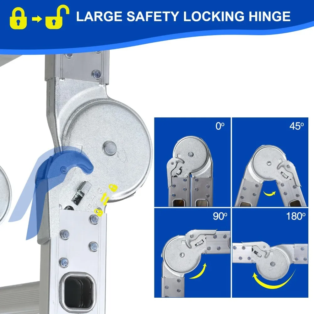 Многофункциональная алюминиевая лестница 470 см - Фотография_3