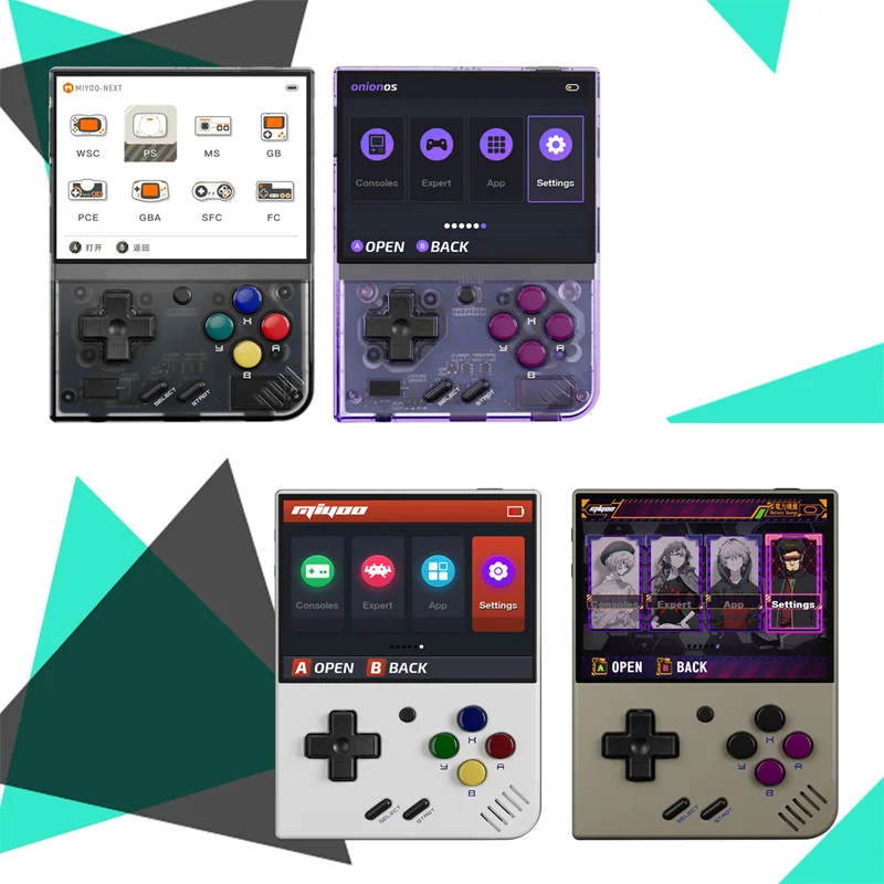 Портативная портативная игровая консоль miyoo mini plus в стиле ретро - Фотография_3