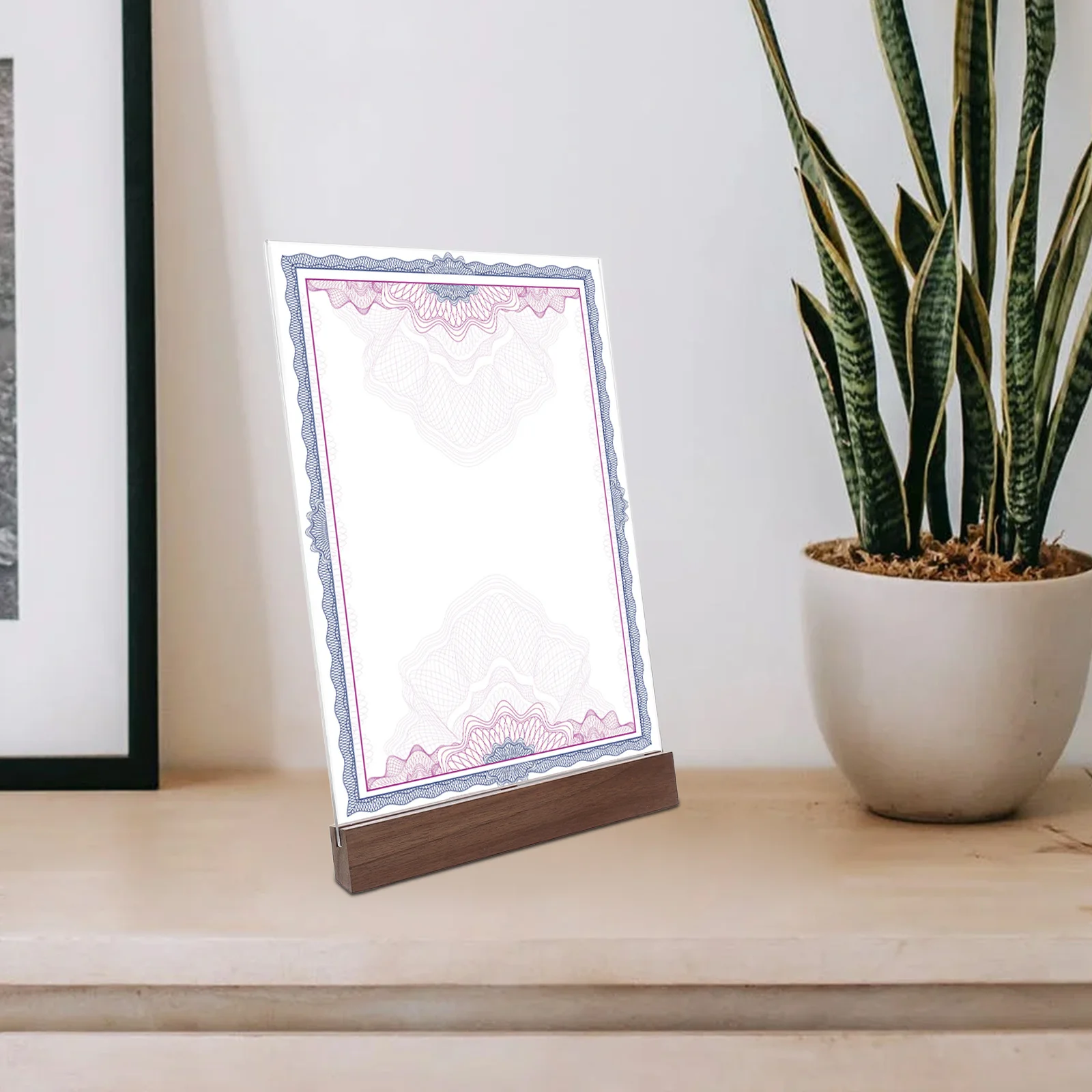 Прочный акриловый держатель для вывески - Фотография_4