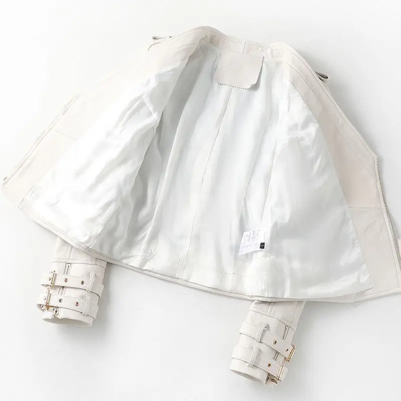 Женские импортные куртки из 100% натуральной кожи из овчины - Фотография_4