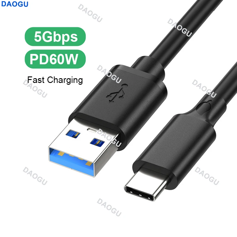 Pd60w кабель для быстрой зарядки usb type c провод usb3