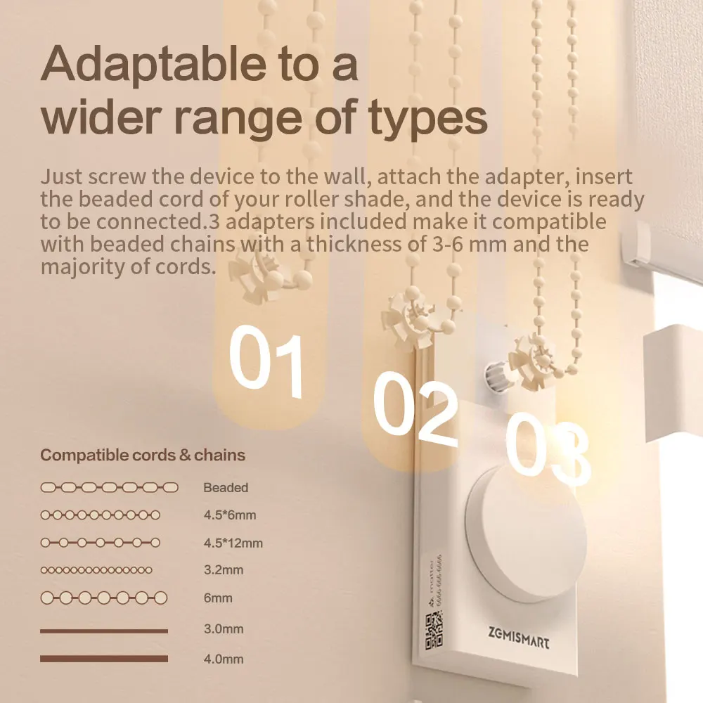 Zemismart matter thread smart roller - Фотография_5