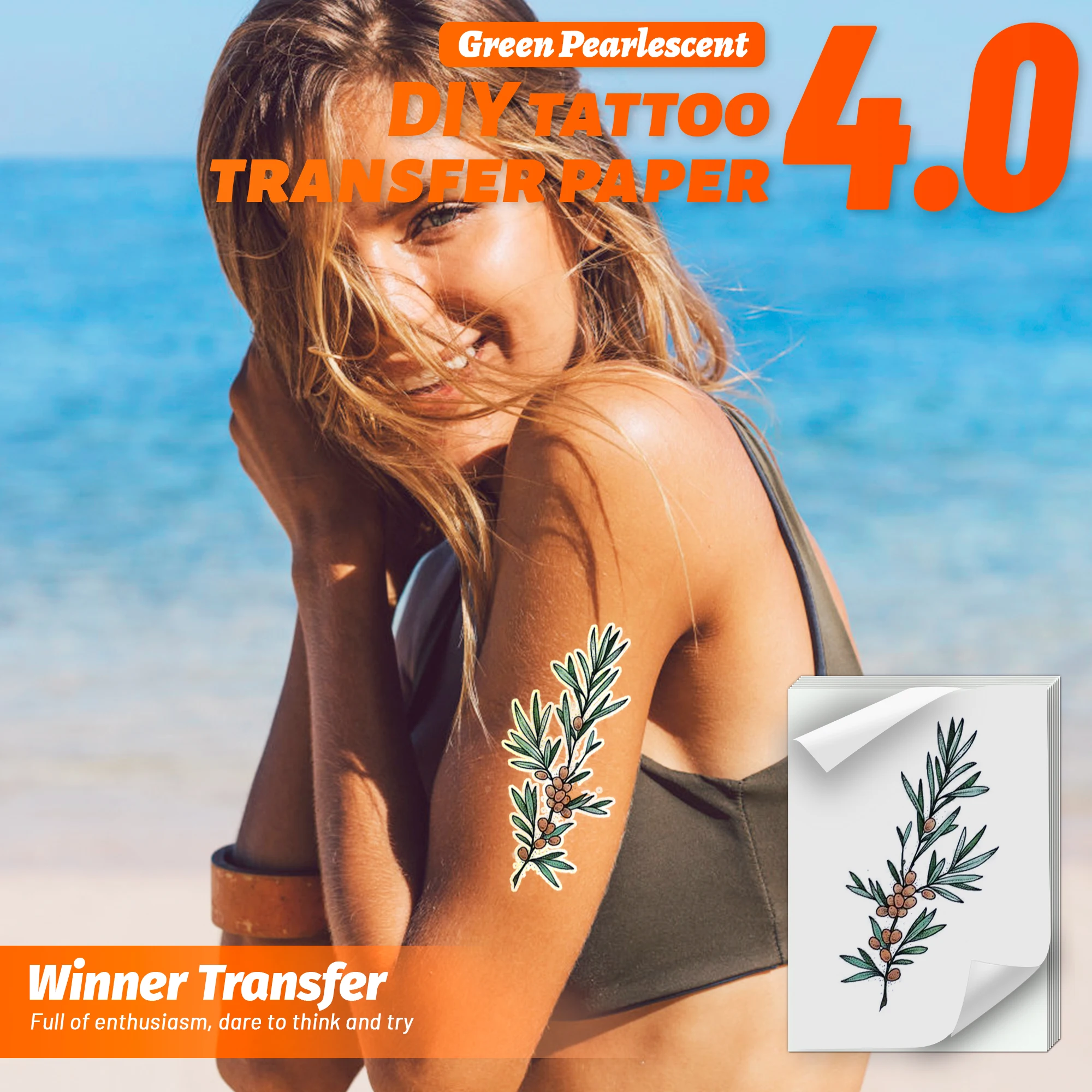 Winnertransfer -50% печатная бумага для временных татуировок - Фотография_2