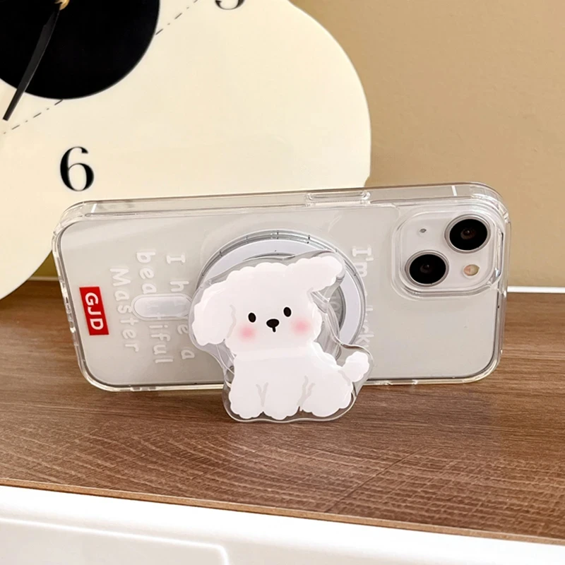 Корейская милая белая собака для magsafe - Фотография_5