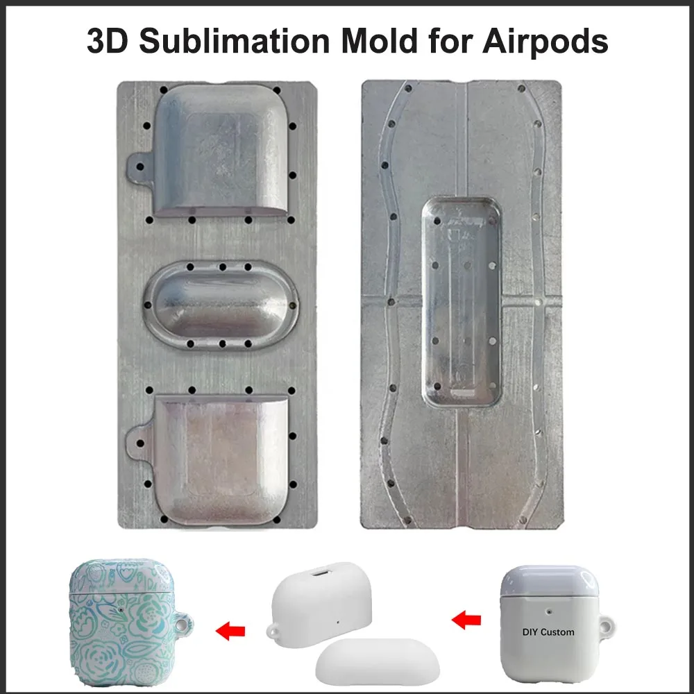 Выравнивание 3d-сублимационной формы для airpods pro 3 2 1
