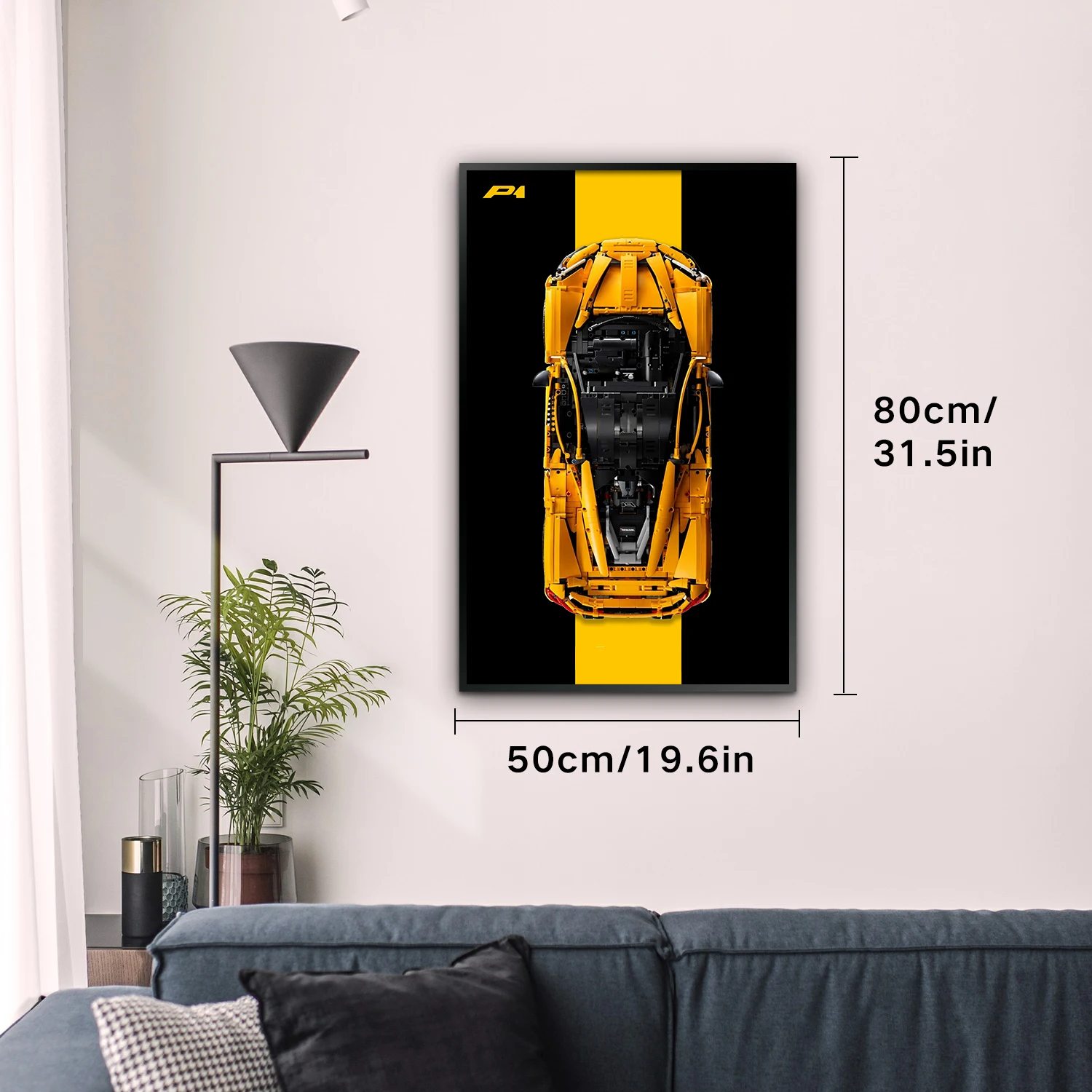 Настенное крепление для дисплея для lego 42172 mclaren p1 - Фотография_3