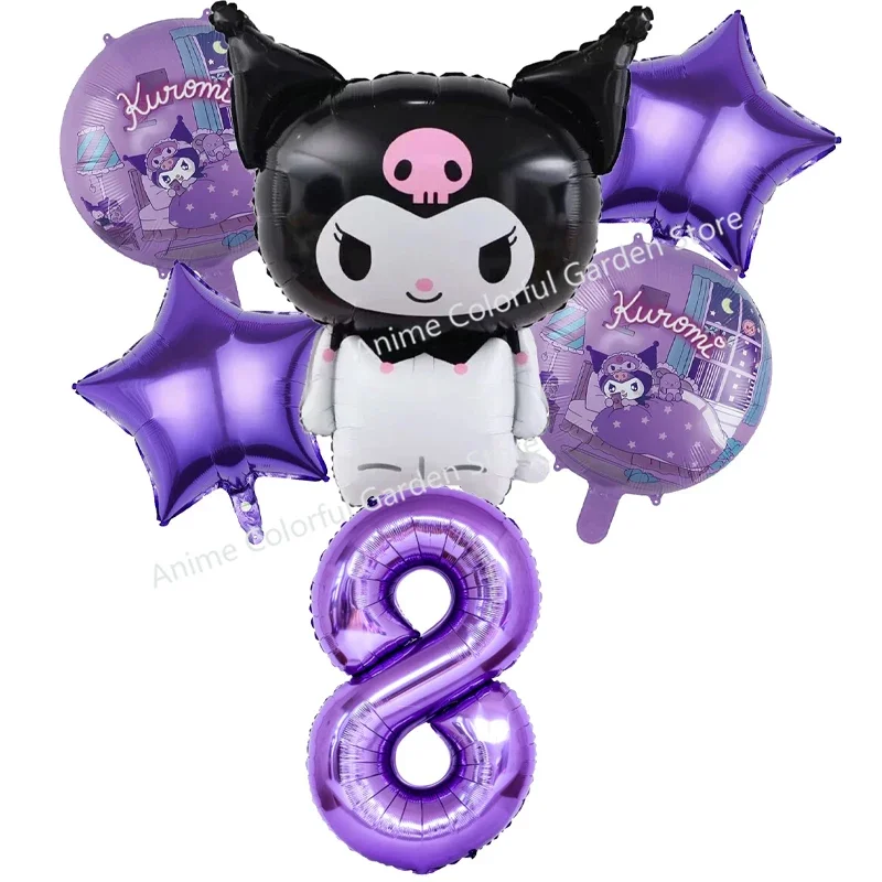 Набор воздушных шаров sanrio kuromi - Фотография_5