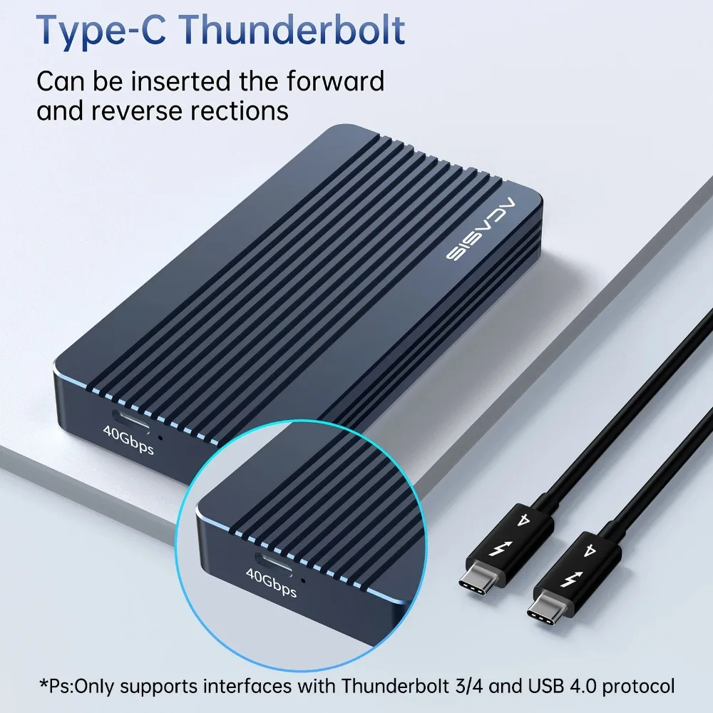 Корпус ssd acasis 40 гбит/с usb 4 - Фотография_4