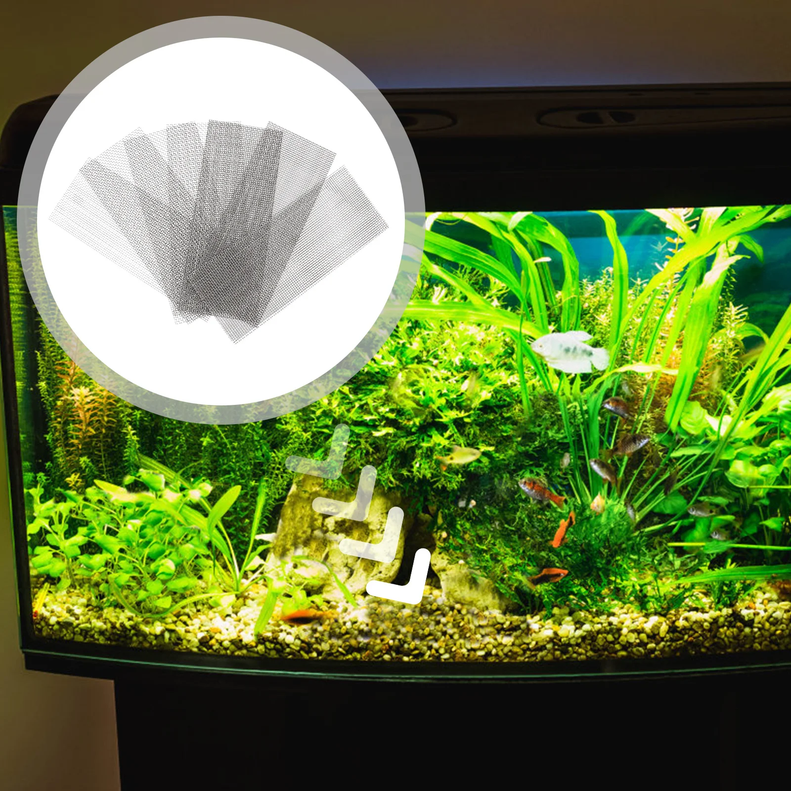 Фиксированная сетка для аквариумных растений из нержавеющей стали - Фотография_3