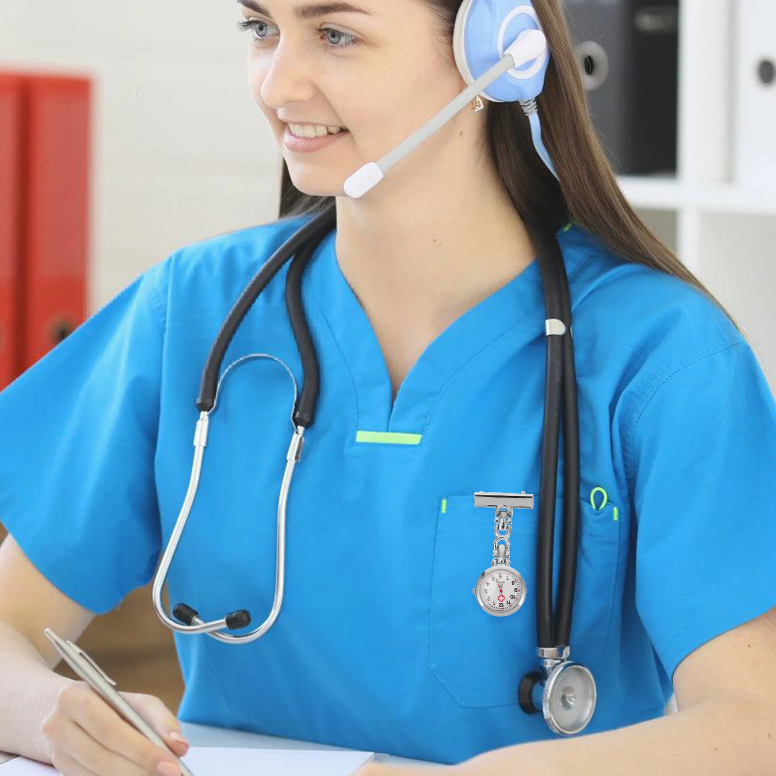 Медицинские карманные часы из розового золота - Фотография_5