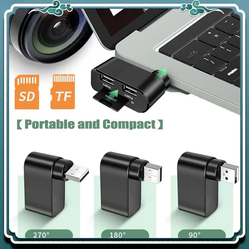 Вращающийся usb-концентратор премиум-класса 4 в 1