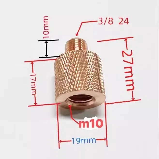 Переходник с разъемом m10 на 3/8