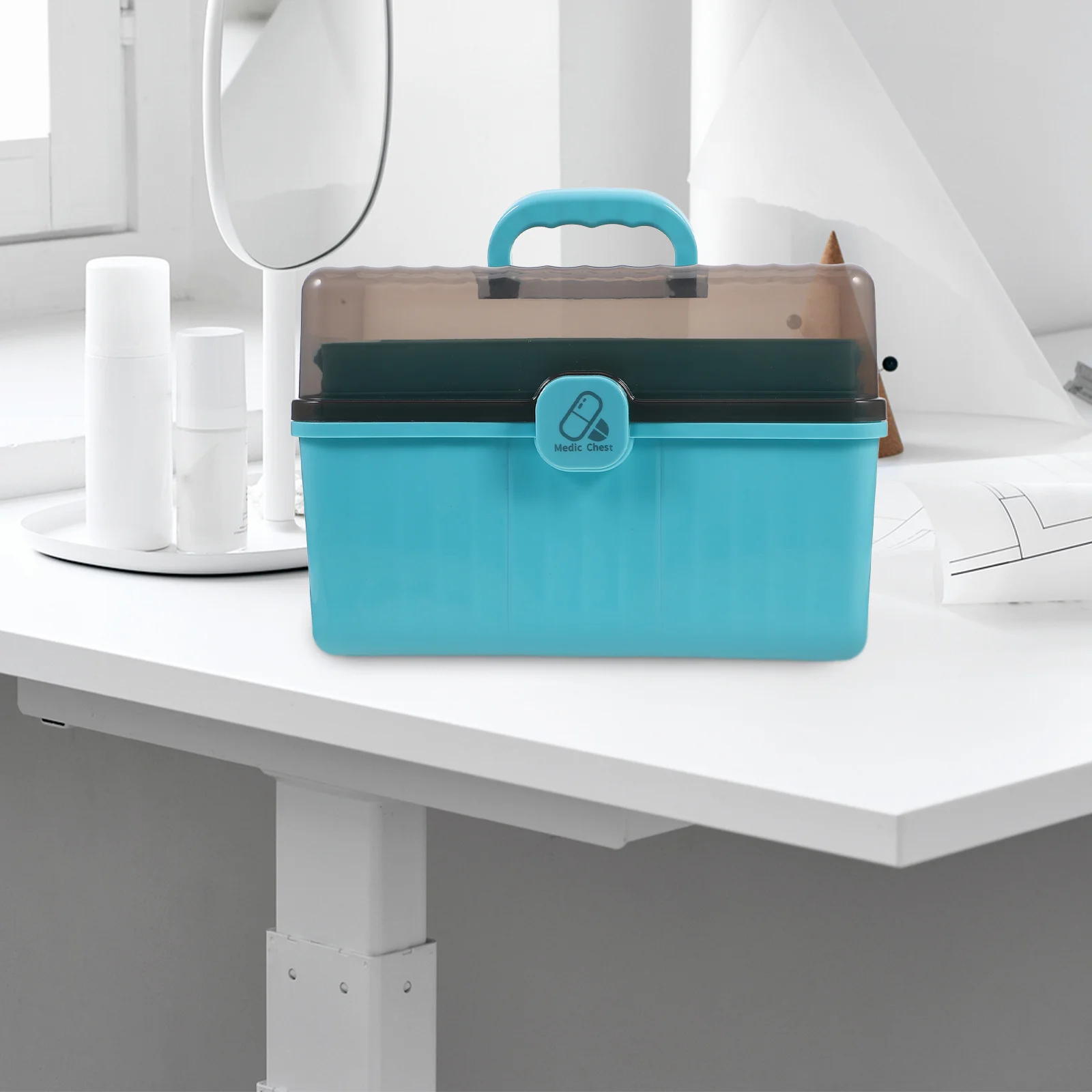 Универсальный футляр для хранения лекарств с ручкой - Фотография_2