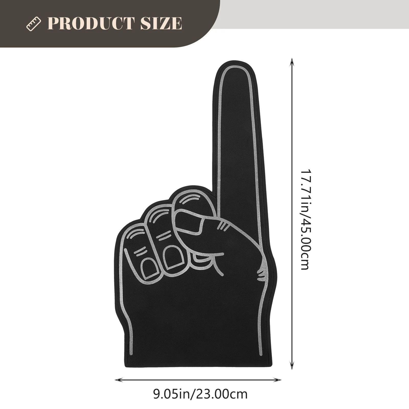 Многоразовые пенопластовые пальчики для черлидинга - Фотография_2