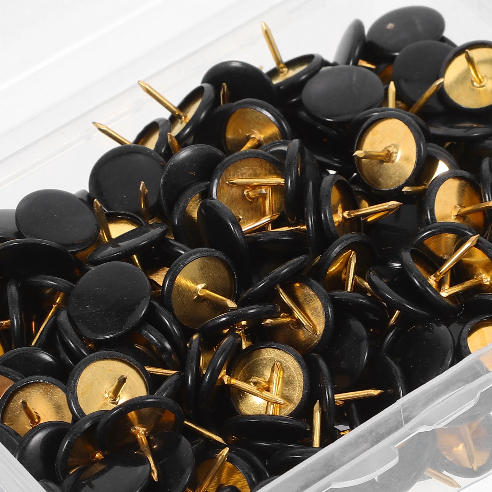 1 коробка, пластиковые кнопки с круглой головкой и плоской головкой - Фотография_6