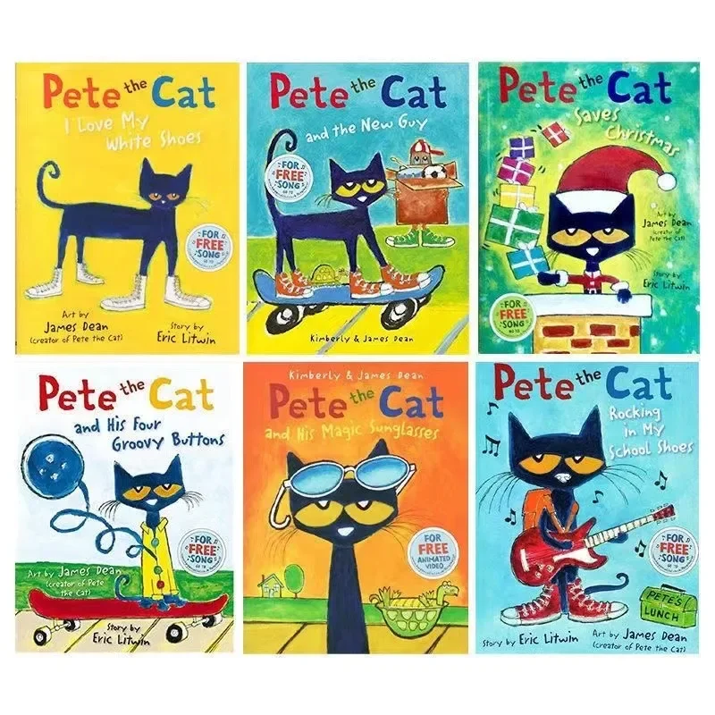 Книги с картинками pete the cat