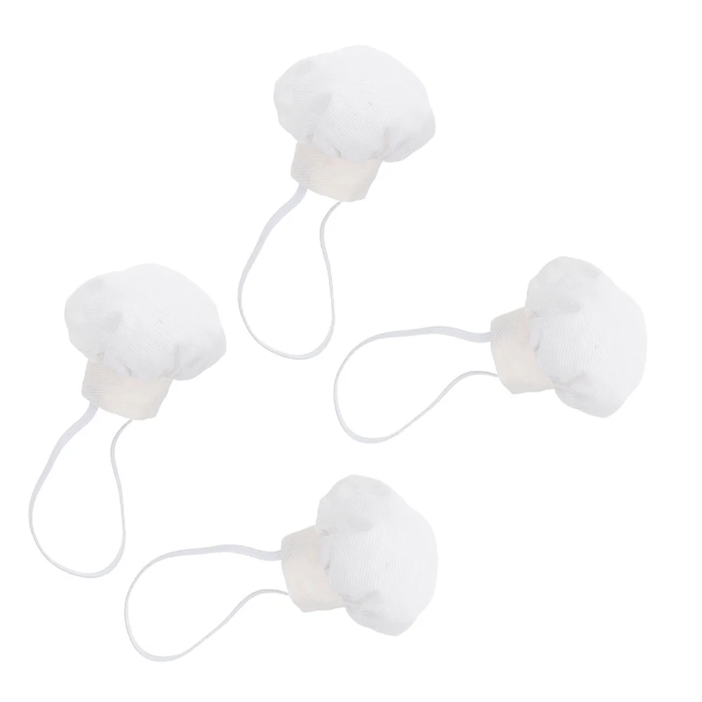 Шляпы из белой ткани для 10-15 см - Фотография_6