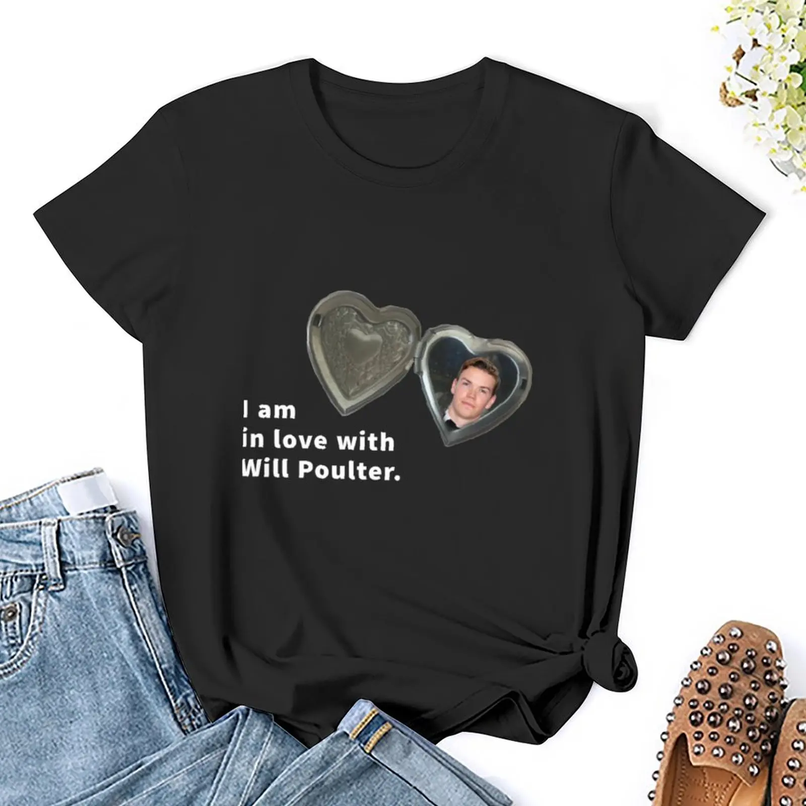 Женская футболка с принтом в виде животного i am in love with will - Фотография_5