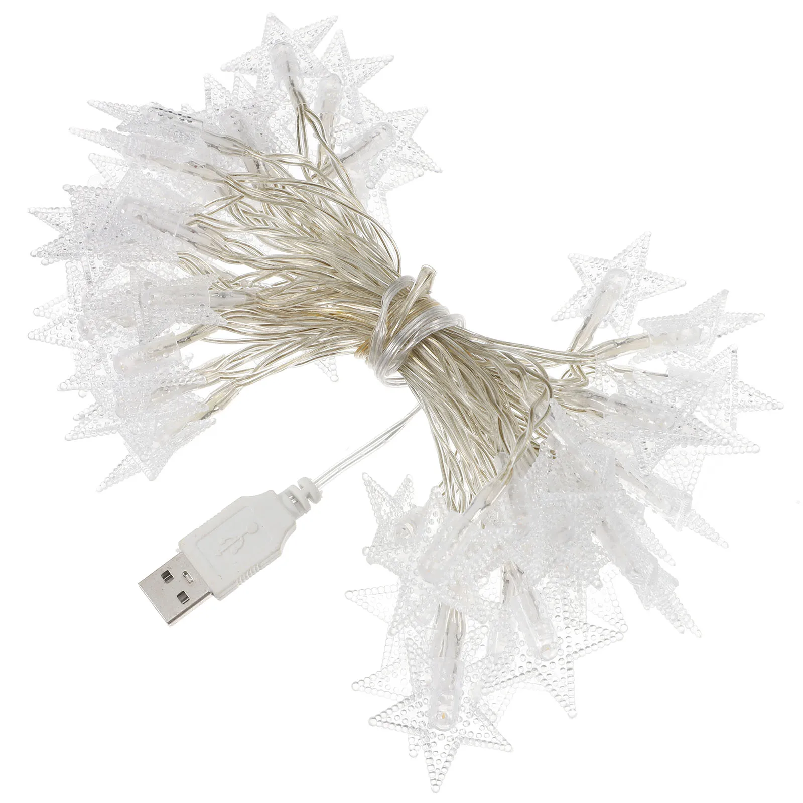 Светодиодные гирлянды в форме звезды с питанием от usb для рождества