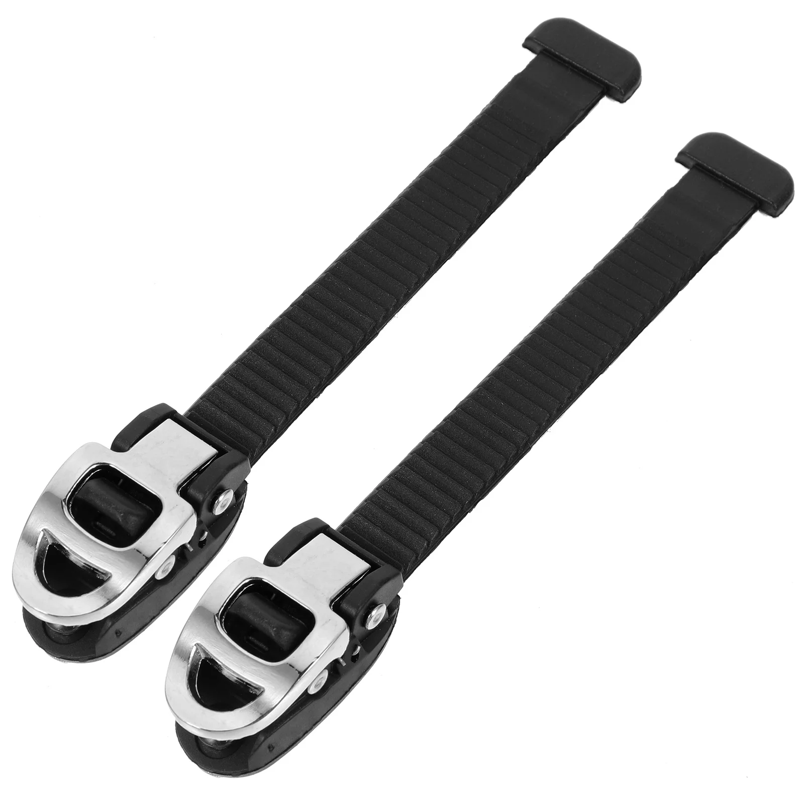 Черный т-образный ремешок с пряжкой для катания на роликовых коньках - Фотография_3