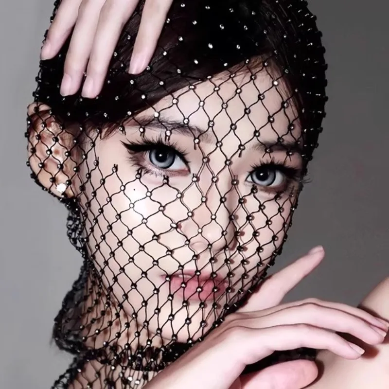 Hq блестящий бриллиантовый ажурный головной убор для женщин - Фотография_6