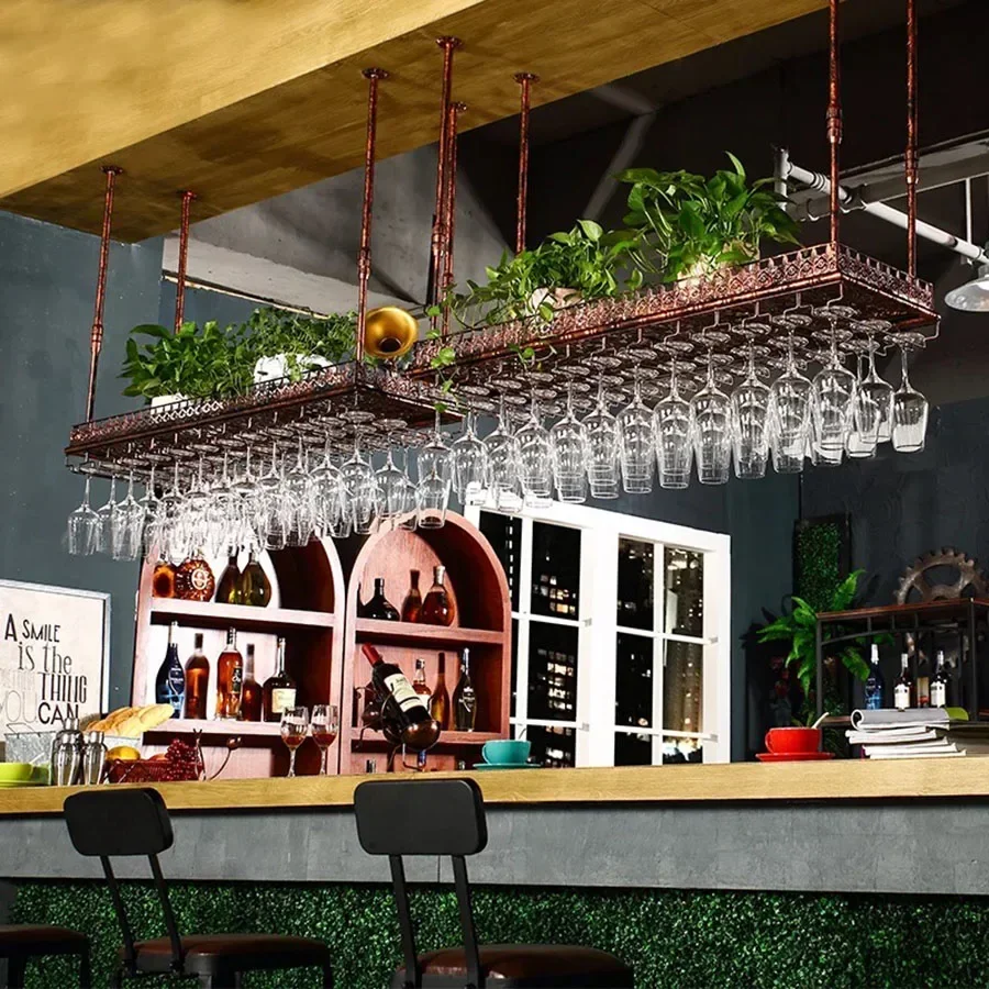 Потолочная подвесная винная полка - Фотография_2