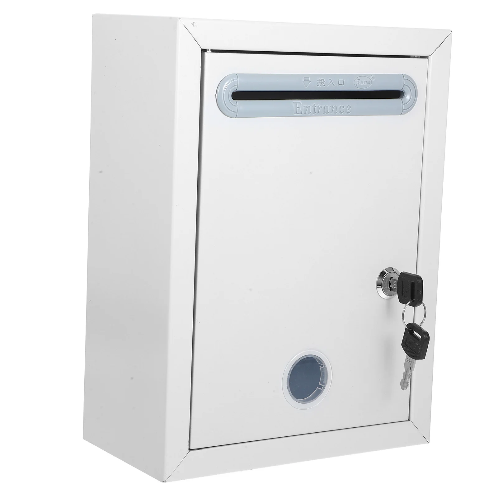 Запирающаяся металлическая настенная коробка для предложений - Фотография_4