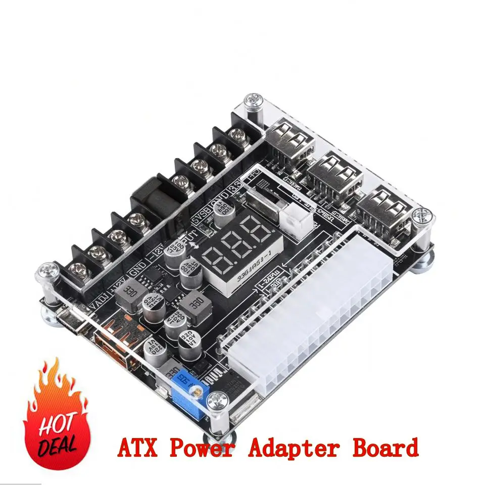 Модуль питания atx с регулируемым